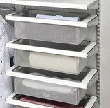 elfa White / White Decor Gliding Drawer Frame