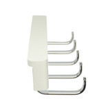 elfa White Bracket with 5 Hooks