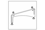Elfa White Freestanding Foot Wide
