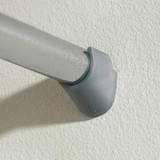 Elfa White Wall-to-Wall Rod Holder (Pair)