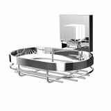 EvoVac Suction Bathroom Soap Dish - Chrome