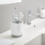 Joseph Joseph Bathroom EasyStore Toothbrush Caddy - White/Grey