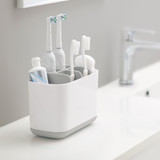 Joseph Joseph Bathroom EasyStore Large Toothbrush Caddy - White/Grey