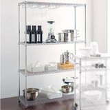 easy-build 4 Shelf Unit 180cm - Silver