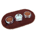 White Magic Pet Bowl Mat