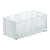 Like-it Bricks Stackable Ventilated Drawer Organiser W14 x D28 x H12.5cm - Frosted