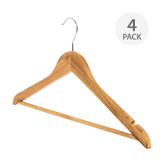 Howards Timber Hanger 4 Pack - Natural