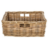 Rattan Rectangular Storage Basket - Large