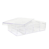 Howards Stackable Organiser 8 Compartments Deep - Clear