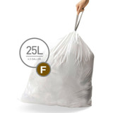 simplehuman Bin Liner 25L Code F - 60 Pack