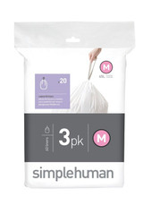 simplehuman Bin Liner 40-45L Code M - 60 Pack