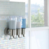 simplehuman Triple Shampoo and Soap Dispenser