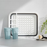 Collapse-A Dish Rack - Grey & White