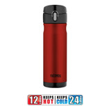 Thermos Stainless Steel Vacuum Insulated Commuter Drink Bottle 470ml - Red