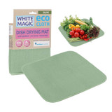 White Magic Eco Cloth Dish Drying Mat - Olive