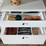 elfa Mesh Drawer Divider H185mm x W531mm 2-Piece - White