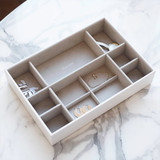Stackers Supersize Watch & Accessory Jewellery Box Layer Deep - White