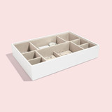 Stackers Supersize Watch & Accessory Jewellery Box Layer Deep - White