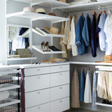 elfa 40 Decor Gliding Drawer Front W600mm x H122mm - White