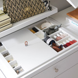 elfa Decor Flat Drawer Front Knob - Nickel