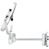 Double Sided Extendable Wall Mounted LED Mirror 2x Magnification
