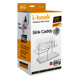 White Magic Stainless Steel i-Hook Sink Caddy