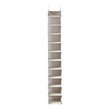Howards Textured Fabric 10 Shelf Hanging Shoe Organiser Howards Storage World