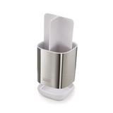 Joseph Joseph Stainless Steel EasyStore Toothbrush Holder - Silver