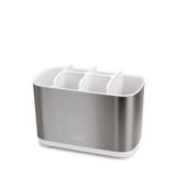 Joseph Joseph Stainless Steel EasyStore Toothbrush Holder Large - Silver