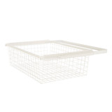 elfa 40 Gliding Wire Drawer W605mm x H185mm - White