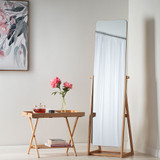 WilliamsWare Freestanding Full Length Bamboo Mirror