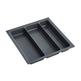 Howards 3 Compartment Cutlery Tray 45cm - Grey