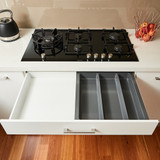 Howards 3 Compartment Cutlery Tray 45cm - Grey