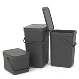 brabantia Sort & Go Bin 16L - Grey