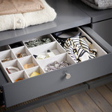 elfa Decor 12 Compartment Accessory Tray - Grey