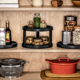 madesmart Carbon Twin Lazy Susan Turntable