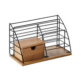 Howards Bamboo Desk Organiser 3 Dividers