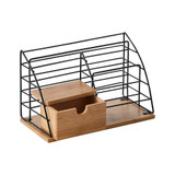 Howards Bamboo Desk Organiser 3 Dividers