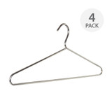 Howards Chrome Clothes Hanger - 4 Pack
