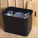 SmartStore Collect 76L Sort & Recycle Bin Set - Black
