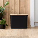 SmartStore Collect 76L Sort & Recycle Bin Set - Black