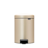 brabantia NewIcon Pedal Bin 5L - Metallic Gold