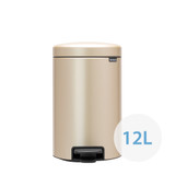 brabantia NewIcon Pedal Bin 12L - Metallic Gold