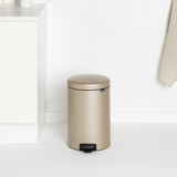 brabantia NewIcon Pedal Bin 20L - Metallic Gold