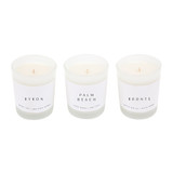 Sunnylife Byron Palm Beach & Bronte Scented Candle Trio