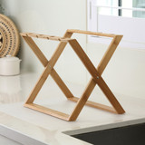Williamsware Bamboo Collapsible Wine Glass Holder