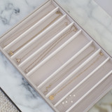 Stackers Supersize Necklace & Bracelet Jewellery Box Layer - Taupe