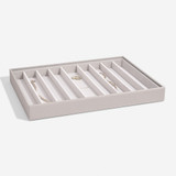 Stackers Supersize Necklace & Bracelet Jewellery Box Layer - Taupe