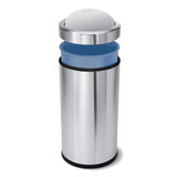 simplehuman 55L Swing Top Stainless Steel Rubbish Bin