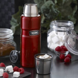 Thermos Stainless King Insulated Flask 1.2L - Red